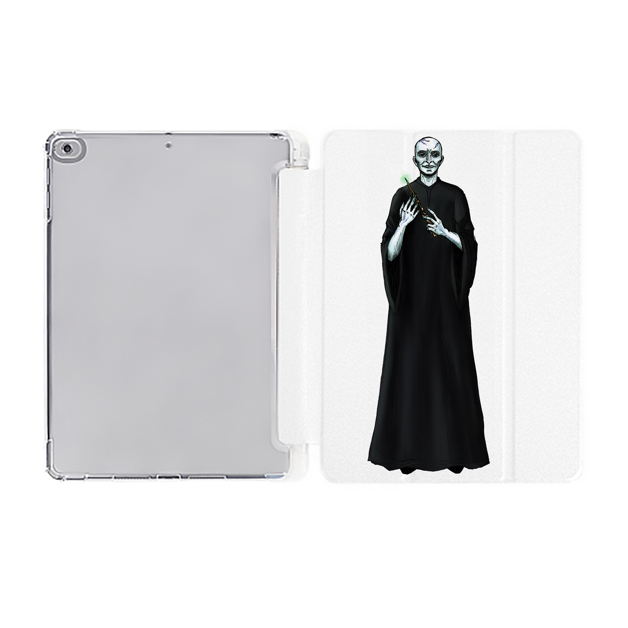 （画像用） Harry Potter ハリー・ポッターシリーズ IPad ケース ペン収納付き 三つ折りスタンド PUレザー×シリコン 対応機種9.5/10.5/10.9インチ